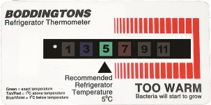 Refrigeration Thermometer 0-12 C